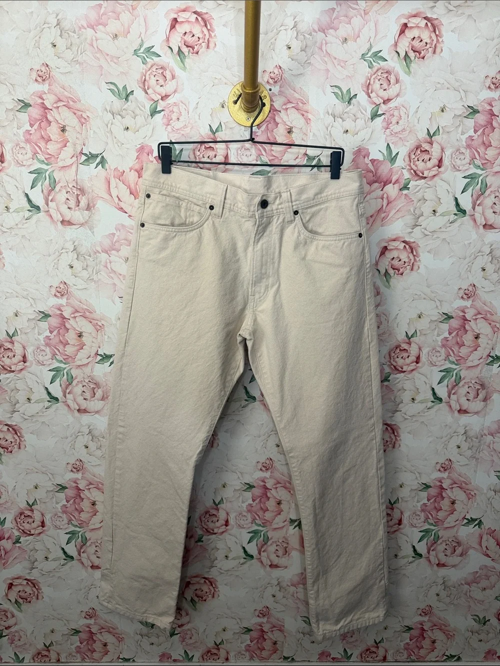 FILSON DRY TIN CLOTH 5-POCKET PANTS Natural Seed size 32 x 32 Men’s Jeans Denim